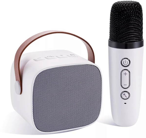 Купить Портативная колонка с микрофоном Fifine Mini Speaker and Mic set E1, white